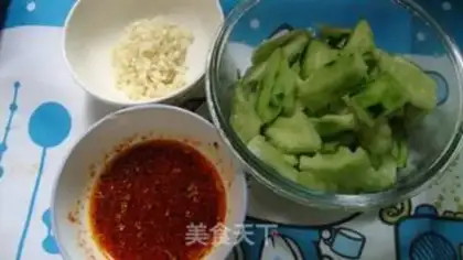 Make Garlic cucumber step 2