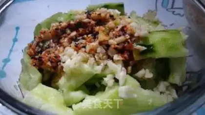 Make Garlic cucumber step 3