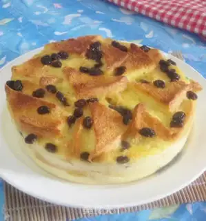 Make Bread cream pudding step 9