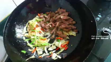 Make Black pepper steak step 6