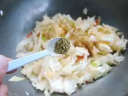 Make Big cabbage tofu step 7