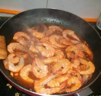 Make Red shrimp step 8
