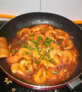Make Red shrimp step 9