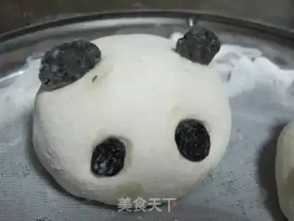 Make Panda bun step 16