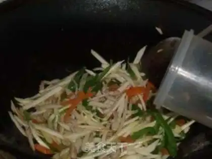 Make White peppers, fried meat step 6