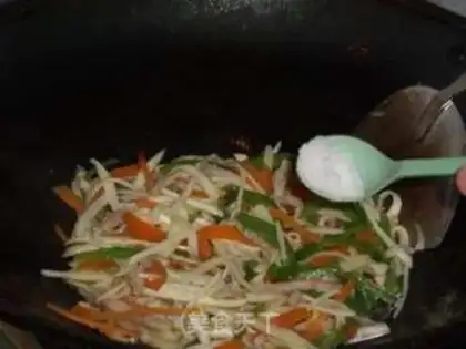 Make White peppers, fried meat step 7