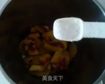 Make Peach juice step 1