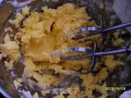 Make Blueberry cookies step 1