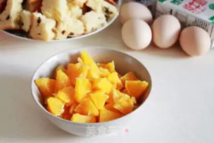Make Pudding bread step 1
