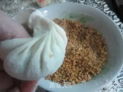 Make Puffed bean bread step 9