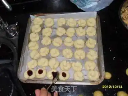Make Blueberry cookies step 8