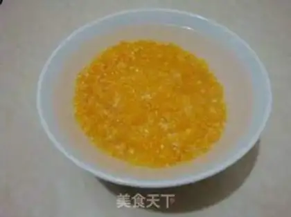 Make Corn bean date congee step 1