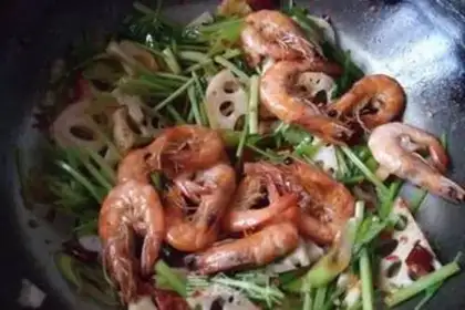 Make Spicy shrimp step 9