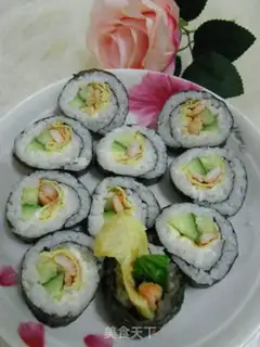 Make Sushi shrimp step 17