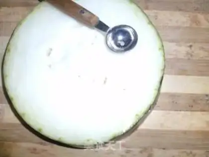 Make Red melon ball step 1
