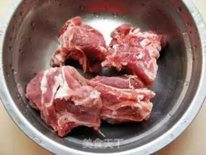 Make A radish on the bone step 0