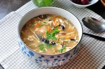Make Spicy seafood soup step 16