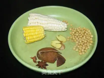 Make Corn soy hoove soup step 1