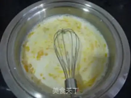 Make Milk steamed eggs step 2
