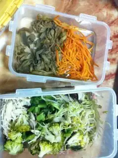 Make Rock pan rice step 0