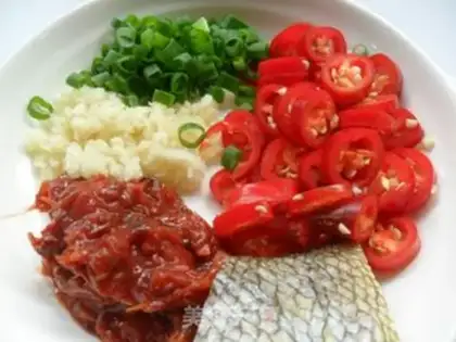 Make Salted fish eggplant step 1