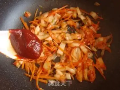 Make Pickle oil tofu step 5