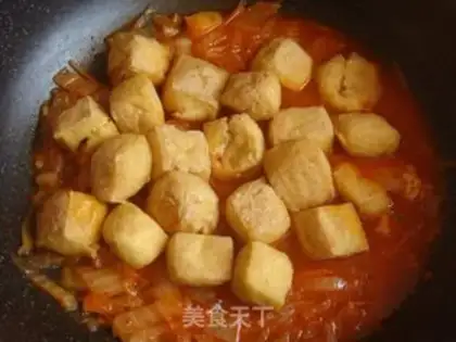 Make Pickle oil tofu step 6