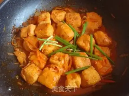 Make Pickle oil tofu step 7