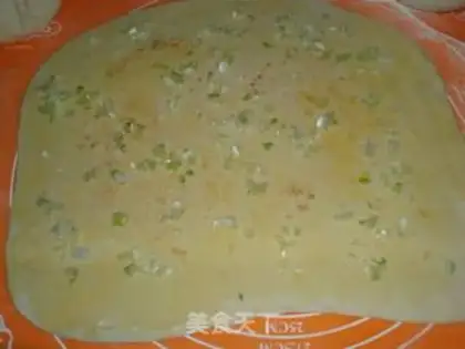 Make Onion butter cake step 1