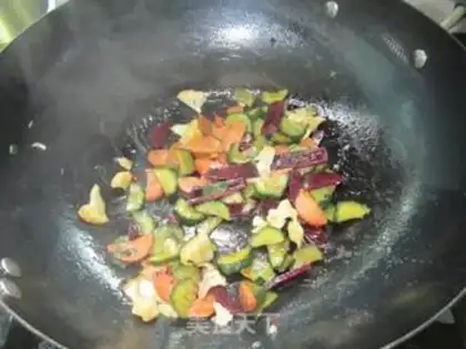 Make Pelican vegetable rice step 3
