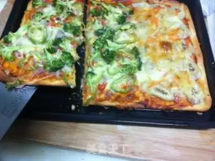 Make Bacon bananas, double pizza step 14