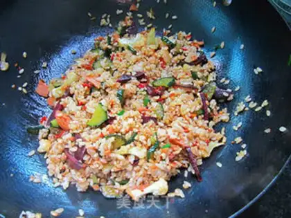 Make Pelican vegetable rice step 8