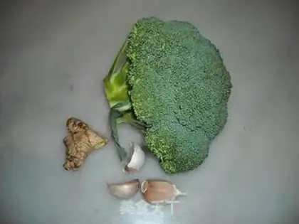 Make Garlic broccoli orchids step 0
