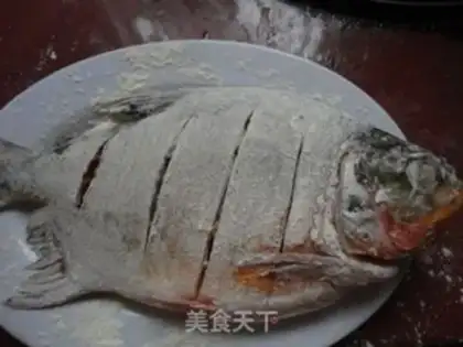 Make Red-burned mackerel step 1