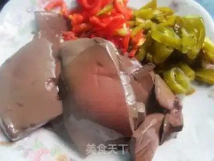 Make Spicy pig blood step 0
