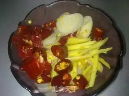Make Seafood dry pot step 6