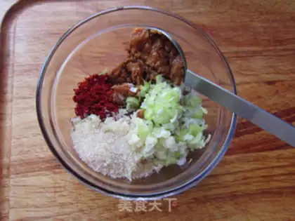 Make Korean sauce and vegetables step 2