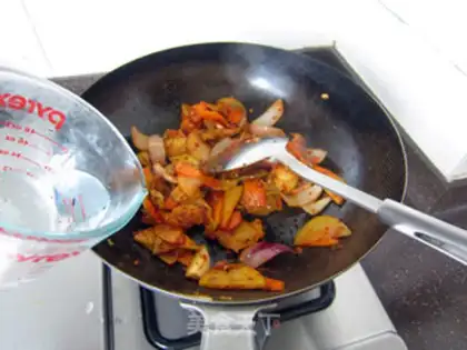 Make Korean sauce and vegetables step 7