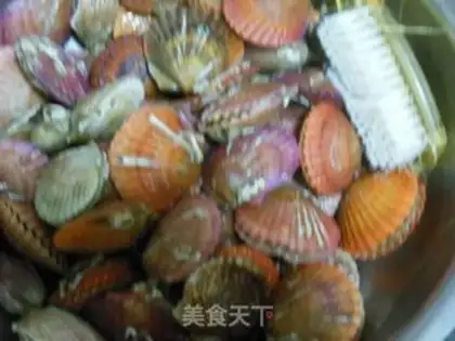 Make Garlic silver scallops step 1