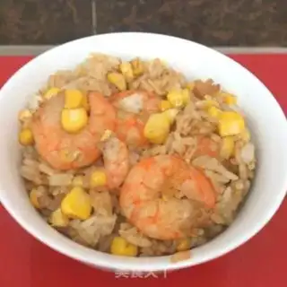 Make Shrimp corn fried rice step 4