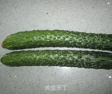 Make Two cucumbers step 0