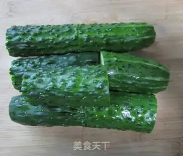 Make Two cucumbers step 1