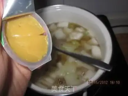 Make Korean tofu soup step 2