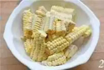 Make Cornfish tofu soup step 1