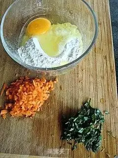 Make Mint eggcake step 2
