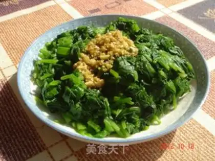 Make Ginger spinach step 2