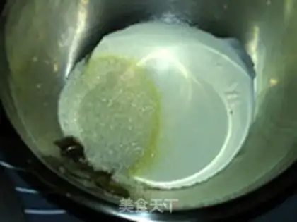 Make Almond milk candy step 2