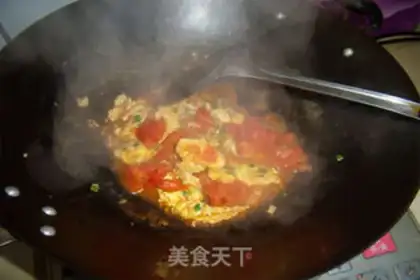 Make Tomato egg paste step 4