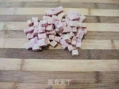 Make Ham cucumber fried rice step 0