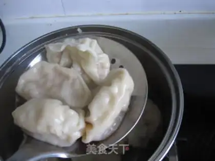 Make Little yellow fish dumplings step 7
